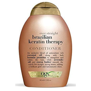 OGX  Ever Straight Brazilian Keratin Therapy Conditioner Organix Conditioner Unisex 13 oz