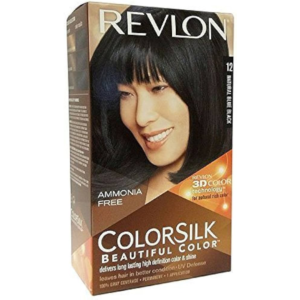 Revlon Colorsilk Beautiful Color, Natural Blue Black [12] 1 ea