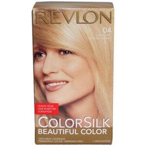 Revlon Colorsilk Permanent Hair Color. #04 Light Natural Blonde ( Pack of 1 )