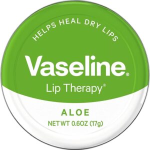 Vaseline Therapy Lip Balm, Aloe Vera 0.6 oz (Pack of 4)