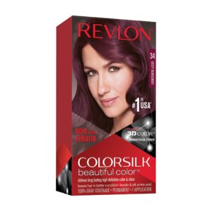 Permanent Hair Color by Revlon, Colorsilk with 100% Gray