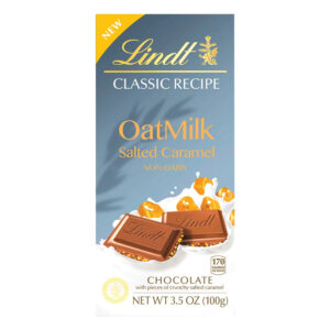 LINDT CLASSIC OATMILK SALTED CARAMEL 3.5 OZ BAR