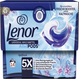 Lenor Laundry Detergent All-In-1 Pods Flower Dream 14WL