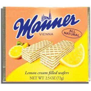 Manner Lemon Cream Wafers 2.5 oz (72g)