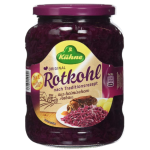 Kuhne Rotkohl Original Red Cabbage 23.99 OZ From Germany
